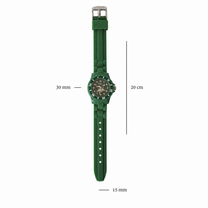 Colori Kidz 5-CLK120 Kinderhorloge - Siliconen Band - Ø 30 mm - 20 mm Wijzerplaat - Amerikaanse balsporten - Blauw