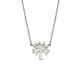 New Bling 9NBG-0441 - Ketting met levensboom - witgoud- 38+2,5+2,5 cm