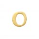 New Bling 9NBG-902O Gouden Letter Oorknop O - 1/2 paar - 14 Karaat - 3,6mm - Oorbel - Cadeau voor haar - Goud