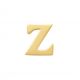New Bling 9NBG-902Z Gouden Letter Oorknop Z - 1/2 paar - 14 Karaat - 3,5x3,2mm - Oorbel - Cadeau voor haar - Goud