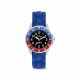 Colori 5-CLK126 Kinderhorloge - Sport - 30 mm - 20 mm Wijzerplaat - Siliconen band - Verstelbaar van 15 t/m 19cm - Blauw - Rood