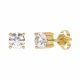 Diamo Diamond 9-DD007-YG-60 Gouden Oorknopjes met Diamant - Dames - Lab Grown Diamonds - 0,60ct - Recycled Goud - 14 Karaat - Geelgoud
