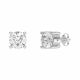 Diamo Diamond 9-DD008-WG-100 Gouden Oorknopjes met Diamant - Dames - Lab Grown Diamonds - 1,00ct - Recycled Goud - 14 Karaat - Witgoud