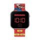 Disney 5-DIS031 Super Mario Kinderhorloge met LED Display voor datum en tijd - Rood