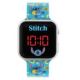 Disney 5-DIS034 - Lilo & Stitch - Kinderhorloge Met LED Display Voor Datum en Tijd - Blauw