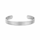 Frank 1967 - 7FB-0766 - bangle heren met groeven - zilverkleurig