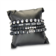 Frank 1967 7FR-SET014 Armbanden Set Zwart - 4 Stuks - Leer en Natuursteen - One-size - Zwart / Zilverkleurig