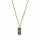 Frank 1967 7FN-0016 Stalen Heren Ketting met Hanger - lengte 60 cm - Goudkleurig - Cadeau voor mannen