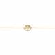 New Bling 9NBG-0354 Gouden Armband - Dames - Levensboom - 7 mm Doorsnee - Ankerschakel - 0,85 mm Dikte - 16 + 1 + 1 cm - 14 Karaat - Goud