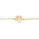 New Bling Goud 9NBG-0078 14 karaat gouden armband 16,5+1+1 cm - Levensboom 8 mm - Goud