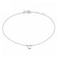New Bling 9NB-909C Zilveren letterarmband - Letter C - lengte 16,5+1+1cm - gerhodineerd